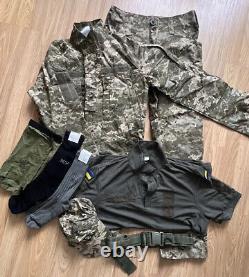 Ukrainian military uniform set UA Army tactical pixel combat pants jacket shirt1