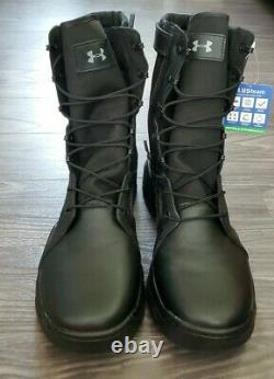 Under Armour FNP Zip Mens Military Tactical Boots Black 1296240-001NEW Sz 11.5