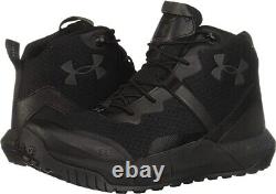 Under Armour Men's Micro G Valsetz Mid Military and Tactical Boot, Black (001)/B