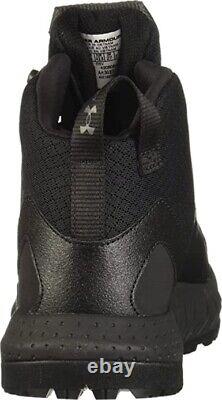 Under Armour Men's Micro G Valsetz Mid Military and Tactical Boot, Black (001)/B