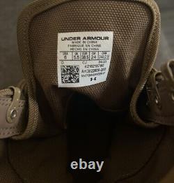 Under Armour UA Tac Loadout Tactical Duty Boots 3022606-200 Brown Men's Size 6