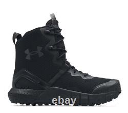 Under Armour UA VALSETZ Micro G Men's 8-in Black Lace Military Tactical Boots