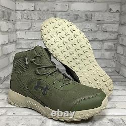 Under Armour Valsetz RTS 1.5 Tactical Boots Size 9.5 Green UA 5 Inch Waterproof