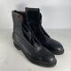 Vtg 1988 Addison Us Army Black Leather Tactical Combat Military Boots Mens 9.5r