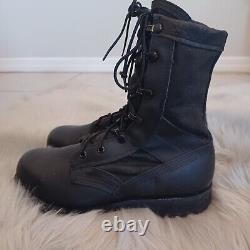 Vibram Belleville Black Steel Toe Military Tactical Combat Boots Size 6.5