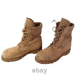 Vibram Mens 11 W Boot Desert Tan Suede Leather Combat US Military Tactical USA