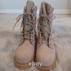 Vibram Tan Steel Toe Military Tactical Combat Boots Size 6 NWT