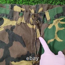 Vintage 70s Woodland Camo Tactical Pants 31x33 (34x34) Military Combat TALON USA