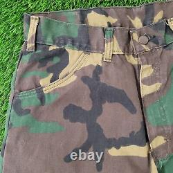 Vintage 70s Woodland Camo Tactical Pants 31x33 (34x34) Military Combat TALON USA