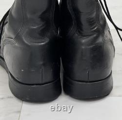 Vintage Biltrite Black Leather Steel Toe Combat Tactical Military Boots 11 R