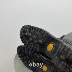 Vintage Black Leather Military Combat Boots Tactical Lace Up EU 43 US 9.5