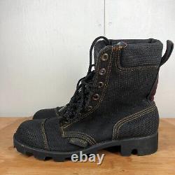 Vintage Converse Shoes Mens 6.5 W's 8.5 Boots Tactical Canvas Military USA Made