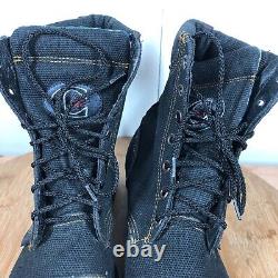 Vintage Converse Shoes Mens 6.5 W's 8.5 Boots Tactical Canvas Military USA Made