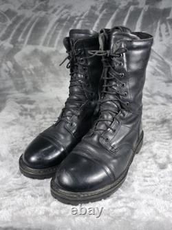 Vintage Rocky Leather Combat Boots Mens Size 10 M Black USA Tactical Military #2