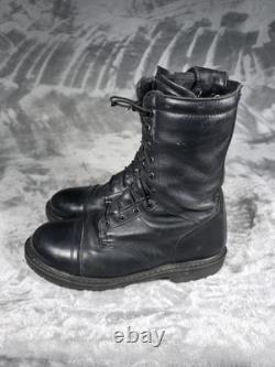 Vintage Rocky Leather Combat Boots Mens Size 10 M Black USA Tactical Military #2