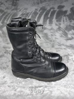 Vintage Rocky Leather Combat Boots Mens Size 10 M Black USA Tactical Military #2