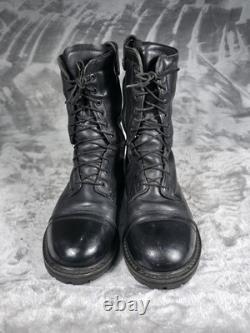 Vintage Rocky Leather Combat Boots Mens Size 10 M Black USA Tactical Military #2