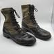 Vintage Vietnam Genesco Sp Spike Protective Jungle Combat Boots 8w Military Usa