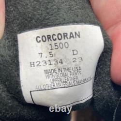 Vtg Corcoran Boots Men 7.5 Black 1500 Jump Military Combat Paratrooper Tactical