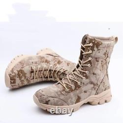 Waterproof Camouflage Combat Tactical Military Boot Men Work Safety Shoes Boots