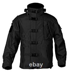 Waterproof Men's Military Tactical Jackets Coat Combat Outdoor Windproof Hiking