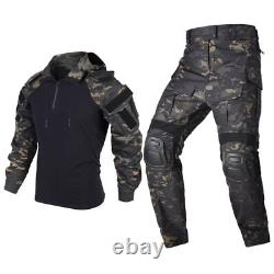 Work Military Uniform Tactical Combat Camouflage Shirts Cargo Pants Army Suit