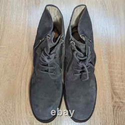YMC Grey Suede Zip Boots Lace-up Zipper Gray Tactical Military Combat Army 44 11