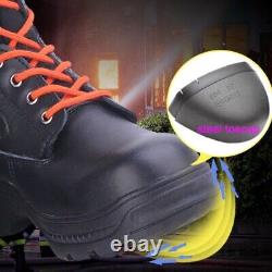 1x Botte militaire tactique noire à fermeture éclair latérale pour le trekking en extérieur, imperméable et combat.
