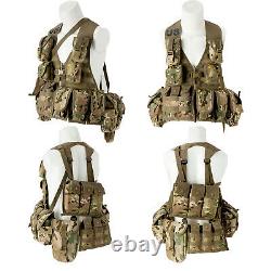 Akmax Military Army Molle II Rifleman Tactical Combat Assault Vest Avec Pochettes