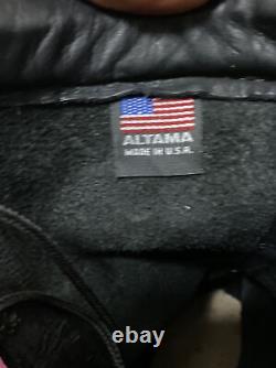 Altama 7850 Bottes De Combat Tactique Militaire En Cuir Pour Hommes 10w Noir Avec Des Lacets De Tan