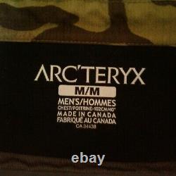 Arcteryx Mens Jacket Gryphon Multicam Halfshell Leaf Tactical Combat 1/4 Zip