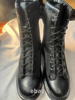 BATES 8 Durashocks Bottes Tactiques Militaires Noires à Glissière Latérale Antidérapantes Homme 7 NIB