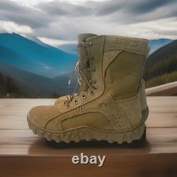 BOTTES DE COMBAT TACTIQUES MILITAIRES NWD ROCKY RKC050 HOMMES 12M S2V COYOTE BROWN Armée