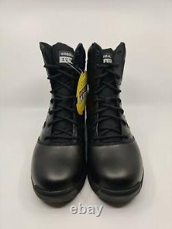 BOTTES MILITAIRES TACTIQUES FORCE 8 POUR HOMMES S.W.A.T. ORIGINALES taille 11.5 W NOIR 155001
