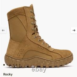 BOTTES MILITAIRES TACTIQUES ROCKY S2V Coyote Brown Taille 11 Homme