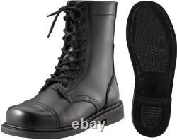 BOTTES noires de combat en cuir tactiques militaires avec tige en acier – 25 $ de réduction ! ROTHCO 5075