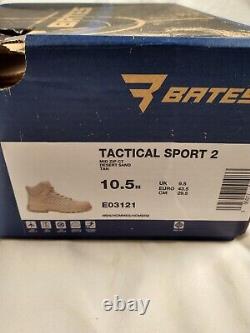 Bates Sport Tactique Masculin 2 Bottes De Combat Taille 10.5 Tan/desert Sand