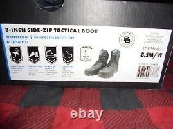 Bd Tactical Sport Composite Toe Military Boot 8 Côté Zip