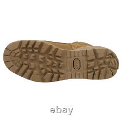 Belleville C390 8 pouces Chaussures de travail de sécurité tactiques pour hommes en marron pour temps chaud sans embout de protection