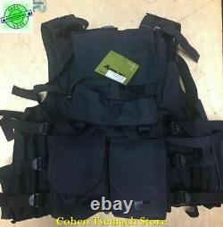 Black Hagor Officier Swat Militaire Tactical Vest Cordura Combat Harness Tsahal