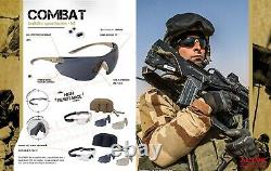 Bolle Tactical Spectacles Combat Kit De Sécurité Ballistic Military Airsoft Glass