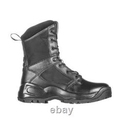Botte de combat militaire à zip latéral 8 Tactical, style 5.11 ATAC 2.0 pour femmes, taille 7.5