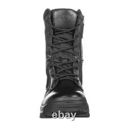 Botte de combat militaire à zip latéral 8 Tactical, style 5.11 ATAC 2.0 pour femmes, taille 7.5
