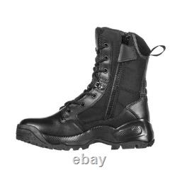 Botte de combat militaire à zip latéral 8 Tactical, style 5.11 ATAC 2.0 pour femmes, taille 7.5