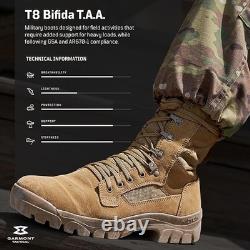 Botte de combat tactique militaire GARMONT T8 Bifida pour hommes/femmes, taille 9.5 Coyote