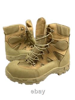 Botte de randonnée tactique militaire en cuir WELLCO pour hommes, taille 10,5 W, vert olive
