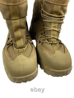 Botte de randonnée tactique militaire en cuir WELLCO pour hommes, taille 10,5 W, vert olive