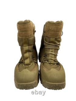 Botte de randonnée tactique militaire en cuir WELLCO pour hommes, taille 10,5 W, vert olive