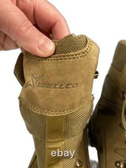 Botte de randonnée tactique militaire en cuir WELLCO pour hommes, taille 10,5 W, vert olive