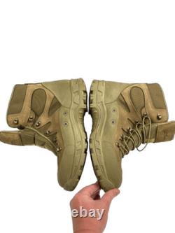 Botte de randonnée tactique militaire en cuir WELLCO pour hommes, taille 10,5 W, vert olive